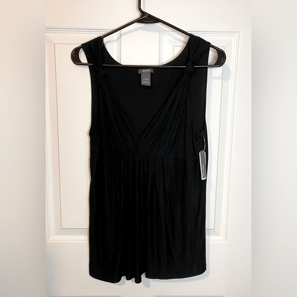 KENNETH COLE REACTION Women’s Black Knot Cami Size S - Picture 1 of 4